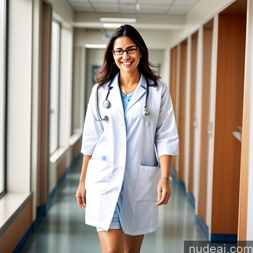 related ai porn images free for Woman One Perfect Boobs Beautiful Perfect Body Happy Indian Hospital Front View Doctor 40s Glasses