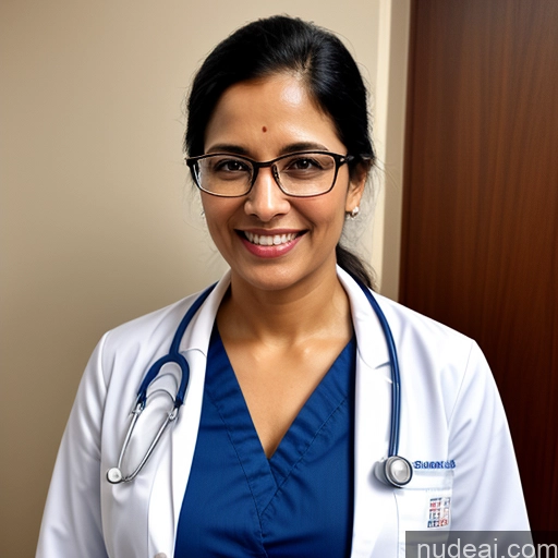 related ai porn images free for Woman One Perfect Boobs Beautiful Perfect Body Happy Indian Hospital Front View Doctor 40s Glasses