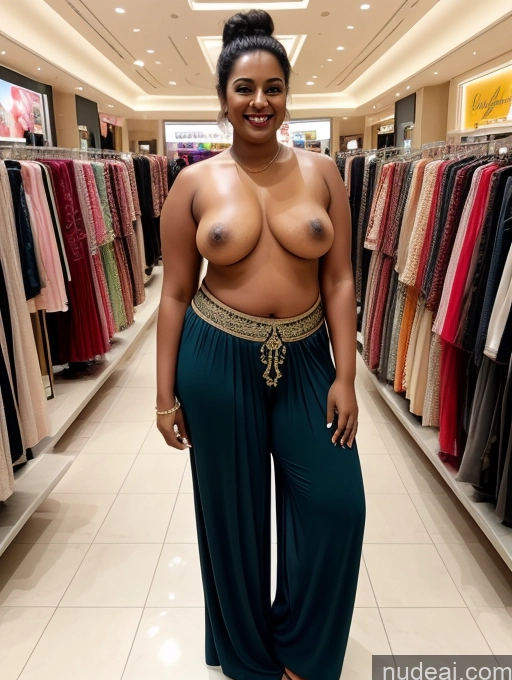 related ai porn images free for One 20s Happy Hair Bun Film Photo Front View Salwar Topless Harem Pants Dark Skin Indian Black Hair Chubby Fat Mall