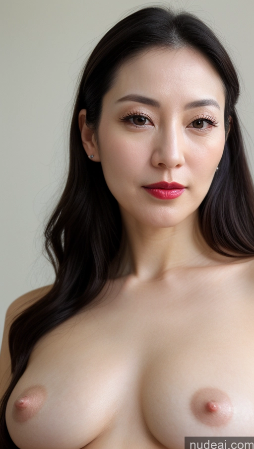 related ai porn images free for Woman One Beautiful Lipstick Fairer Skin Black Hair Close-up View Korean Small Tits 40s Hair Bun