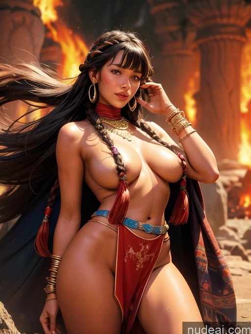 related ai porn images free for Tanned Skin Bangs Mongolian Native American Traditional GZCfinal Topless Woman Breasts Fantasy Style Jeff Easley Discworld Bangs Vintage Dream Mecha Girl Hell Braided Scarf Jewelry