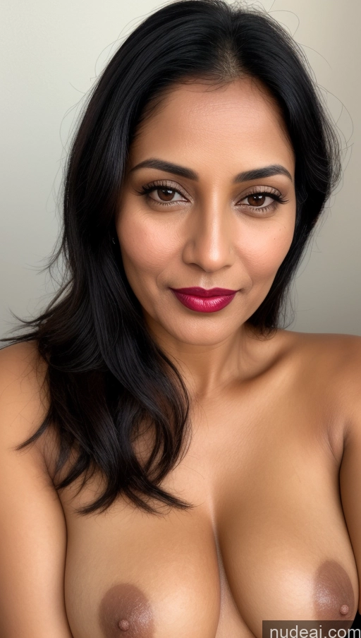related ai porn images free for One Beautiful 40s Black Hair Indian Lipstick Woman Close-up View Simple Detailed Perfect Boobs