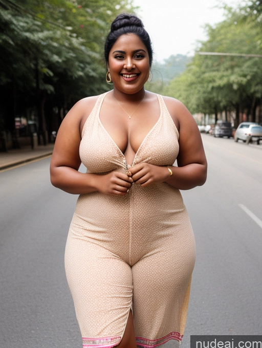 related ai porn images free for One Dark Skin 20s Happy Black Hair Hair Bun Indian Film Photo Street Front View Salwar Topless Woman Fat Chubby
