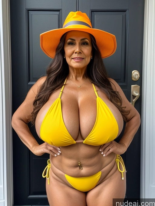 related ai porn images free for Milf One Busty Huge Boobs Thick Tanned Skin Front View Microkini Thong Brazilian 80s Halloween Witch Construction Worker
