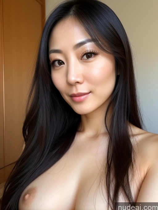 related ai porn images free for Woman Beautiful Detailed Nude Close-up View Long Hair Japanese 30s