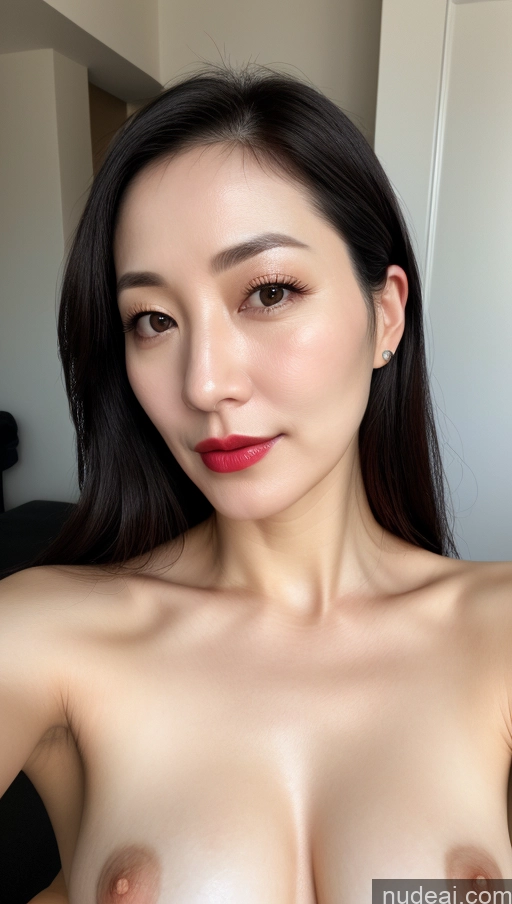 related ai porn images free for Woman One Small Tits Beautiful Lipstick Fairer Skin 40s Black Hair Korean Close-up View
