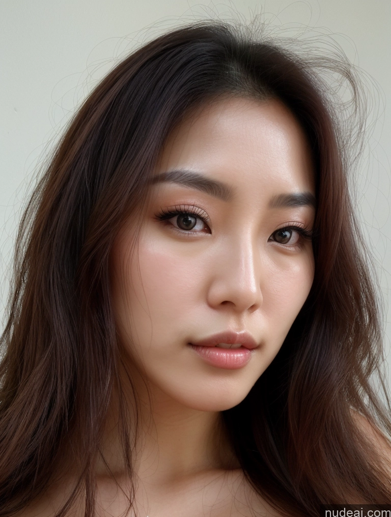 related ai porn images free for Woman One Beautiful 30s Seductive Long Hair Close-up View Detailed Nude Korean