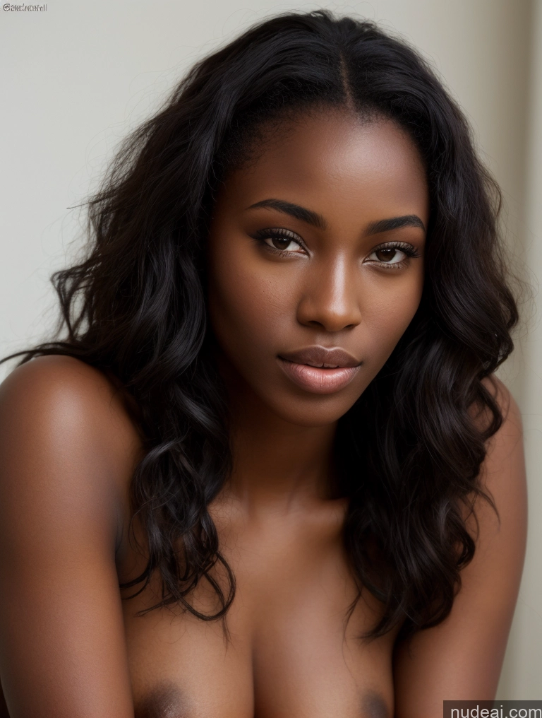 related ai porn images free for Woman One Beautiful Seductive Long Hair Close-up View Detailed Nude 18 African