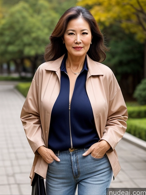 related ai porn images free for Milf Perfect Boobs Beautiful 70s Chinese Blouse Casual Jacket Professor Secretary Shirt Stylish Sweater Detailed Sexy Face Topless Seductive