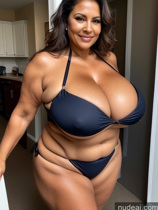 related ai porn images free for Milf One Busty Huge Boobs Thick Tanned Skin Front View Microkini Thong 70s Brazilian Halloween Lumberjack