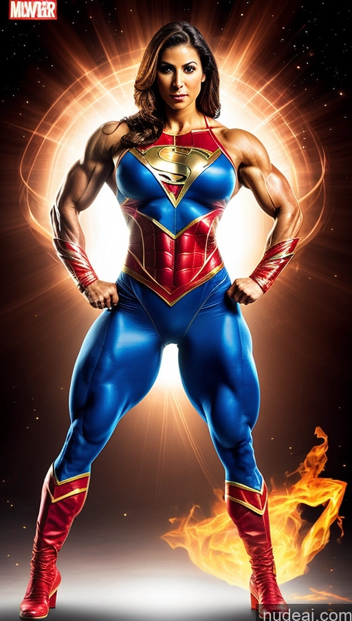 related ai porn images free for Bodybuilder Muscular Abs Several Busty Ginger Persian Dynamic View Superhero Powering Up