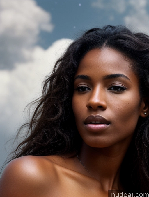 related ai porn images free for Woman One Beautiful Nude Detailed Close-up View Perfect Boobs Perfect Body 18 African Long Hair Stargazing