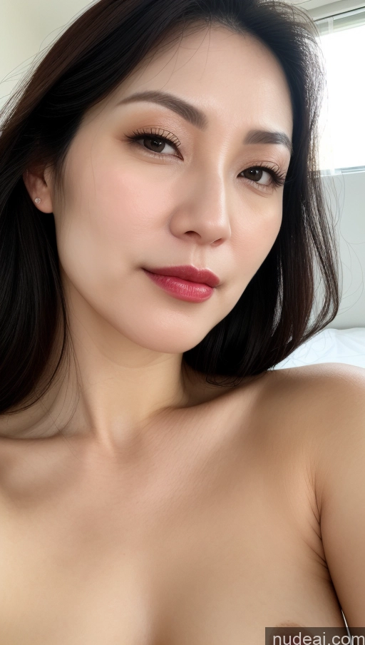 related ai porn images free for Woman One Beautiful Lipstick 40s Black Hair Close-up View Fairer Skin Korean Small Tits