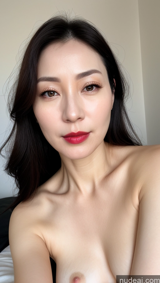 related ai porn images free for Woman One Beautiful Lipstick 40s Black Hair Close-up View Fairer Skin Korean Small Tits