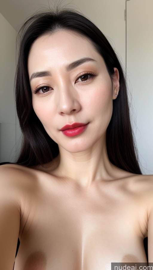 related ai porn images free for Woman One Small Tits Beautiful Lipstick Fairer Skin 40s Black Hair Korean Close-up View Slicked