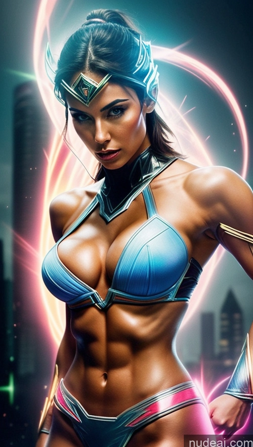 related ai porn images free for Futuristic Power Rangers Several Perfect Boobs Muscular Abs Powering Up