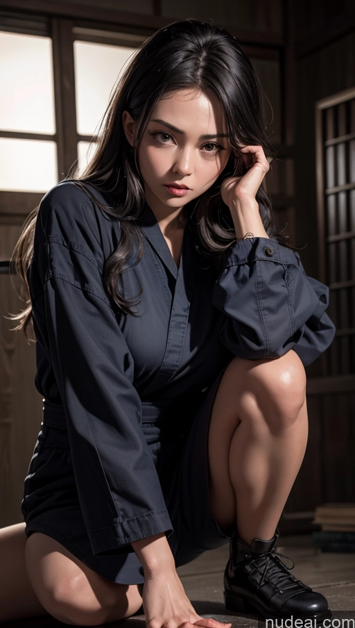 related ai porn images free for Close-up View Japanese Spreading Legs Prison Dark Lighting Serious Shocked Jumpsuit