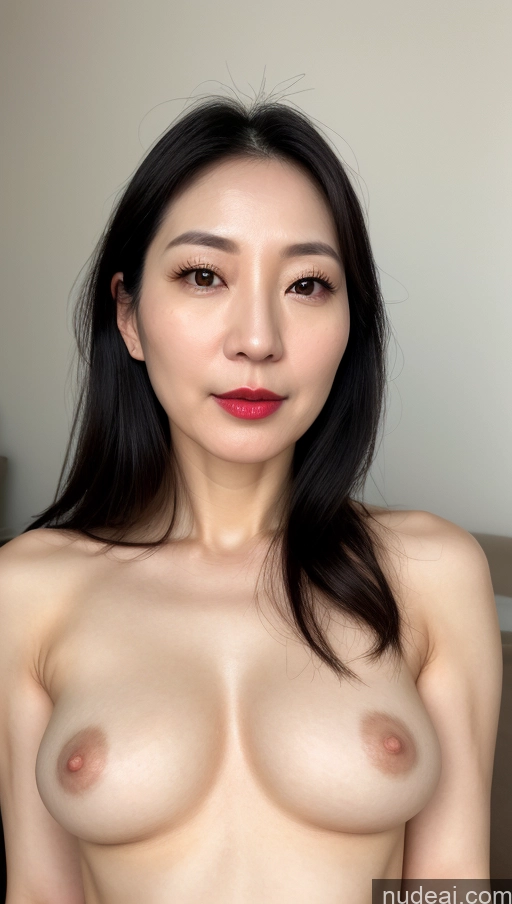 related ai porn images free for Woman One Small Tits Beautiful Lipstick Fairer Skin 40s Black Hair Slicked Korean Close-up View