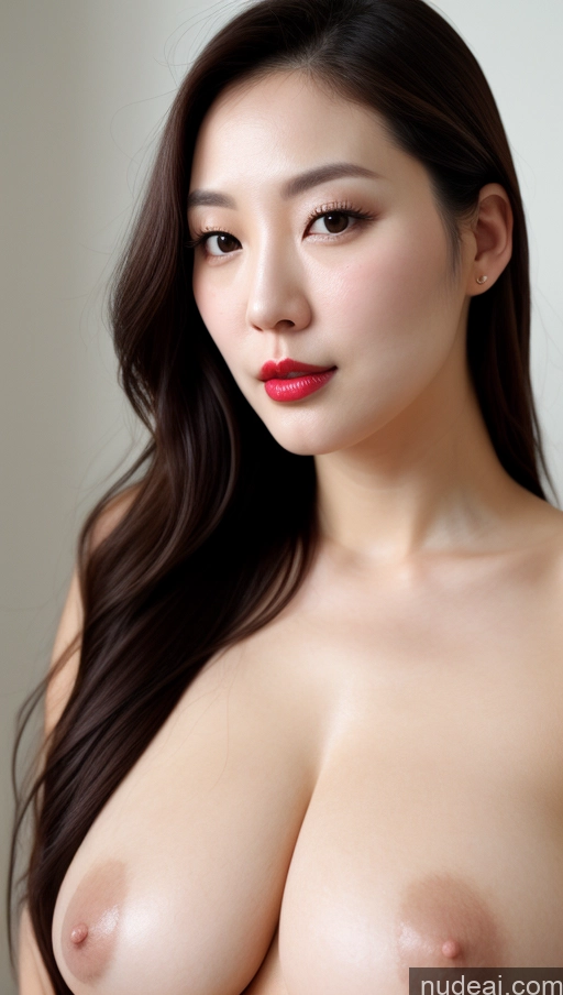 related ai porn images free for One Beautiful Lipstick Fairer Skin Korean Close-up View 30s Perfect Boobs Model Chubby