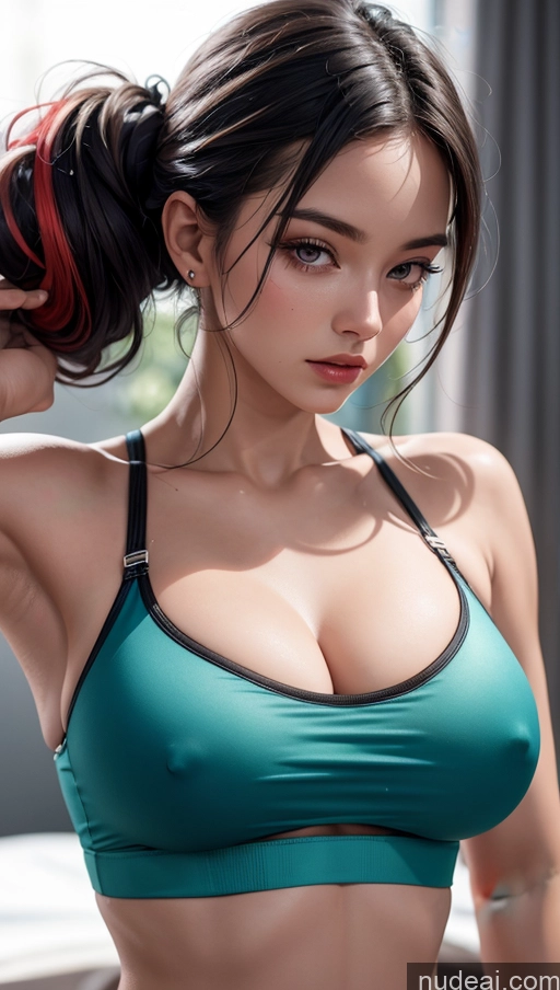 related ai porn images free for Close-up View Satin Sports Bra