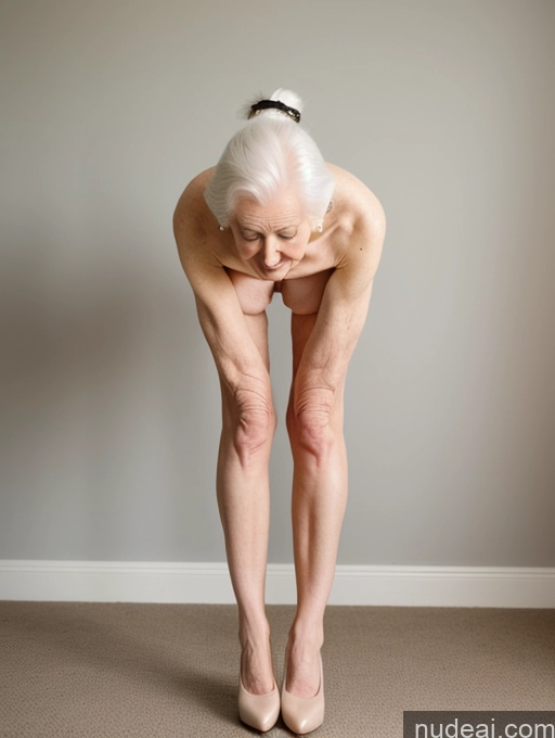 related ai porn images free for Fairer Skin White Hair High Heels Nude Long Legs 70s Bending Over Hair Bun
