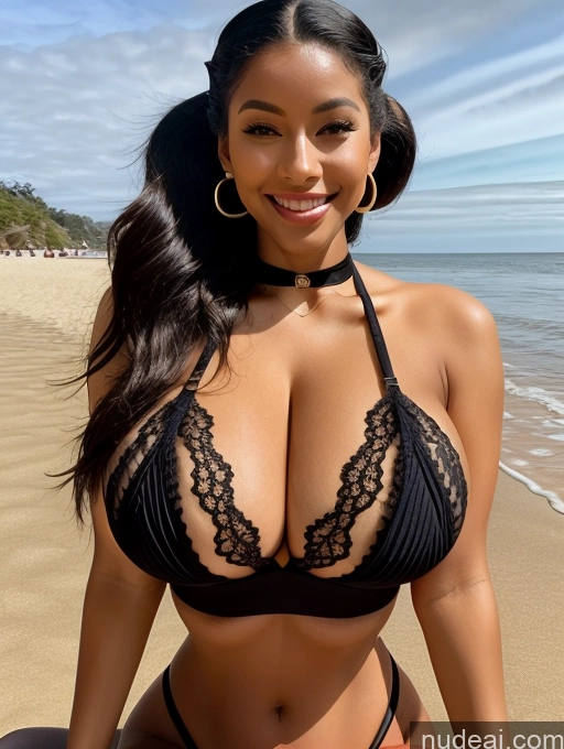 related ai porn images free for Model Busty Huge Boobs Lipstick Big Ass Skinny Big Hips Dark Skin 18 Happy Black Hair Pigtails Beach Front View Microkini EdgDL, Lingerie Set, Wearing EdgDL, Chic Lingerie