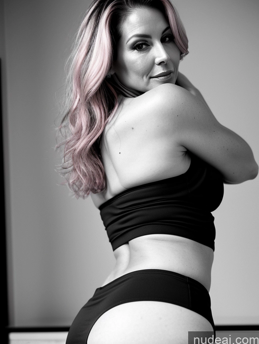 related ai porn images free for Milf Busty Perfect Boobs Big Ass Perfect Body 60s Seductive Pink Hair White Black And White Spreading Legs Close-up View Micro Skirt