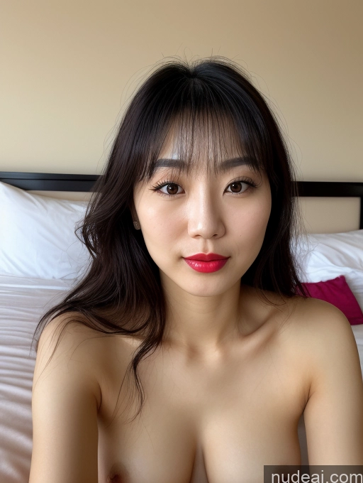 related ai porn images free for Woman One Beautiful Nude Detailed Close-up View Japanese 20s Lipstick Messy