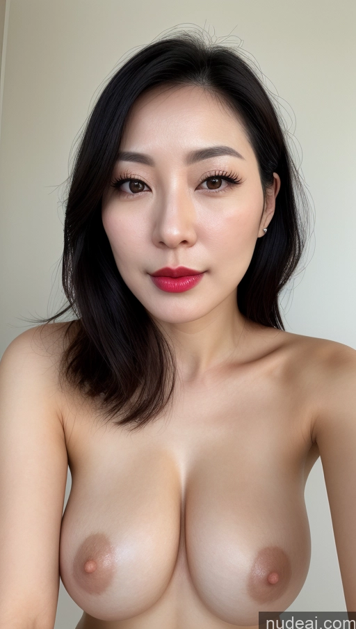 related ai porn images free for One Perfect Boobs Beautiful Lipstick Fairer Skin Black Hair Korean Close-up View Woman 30s Slicked
