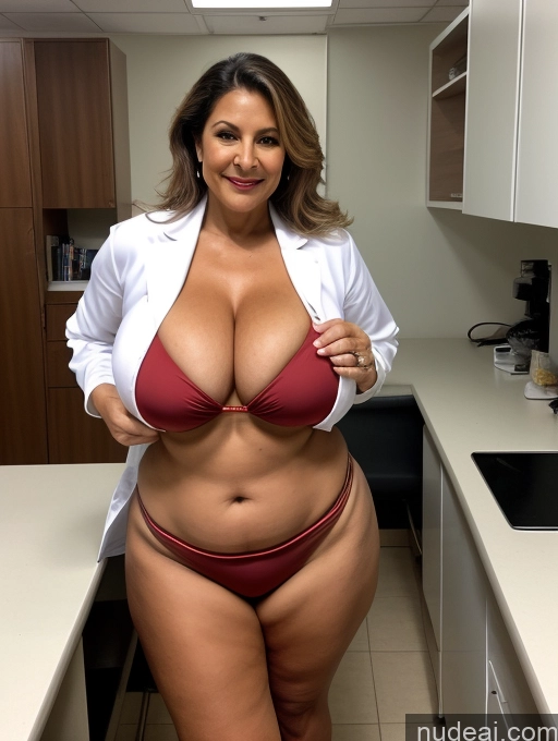 related ai porn images free for Milf One Busty Huge Boobs Thick Tanned Skin Front View Microkini Thong 70s Latina Lab Coat Professor Vampire