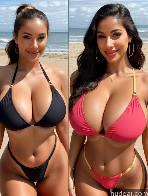 related ai porn images free for Model Two Busty Huge Boobs Lipstick Big Ass Skinny Big Hips Tanned Skin 18 Happy Black Hair Pigtails Beach Front View Microkini EdgDL, Lingerie Set, Wearing EdgDL, Chic Lingerie Spanish
