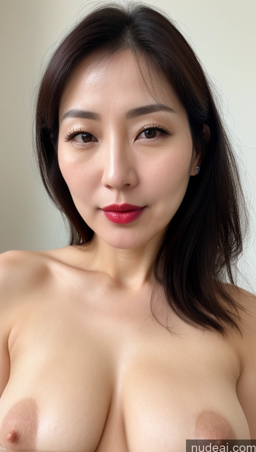 related ai porn images free for Woman One Perfect Boobs Beautiful Lipstick Fairer Skin 40s Black Hair Korean Close-up View