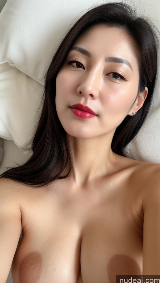 related ai porn images free for Woman One Perfect Boobs Beautiful Lipstick Fairer Skin 40s Black Hair Korean Close-up View
