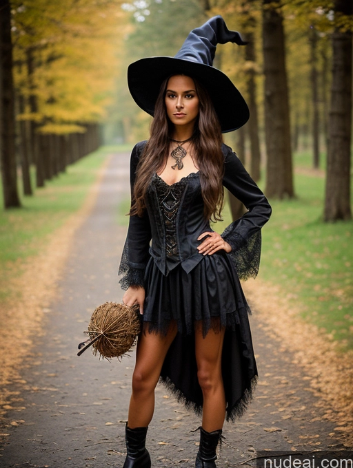 related ai porn images free for Woman One Skinny Tanned Skin Perfect Body Short 18 Brunette Long Hair Czech Detailed Witch