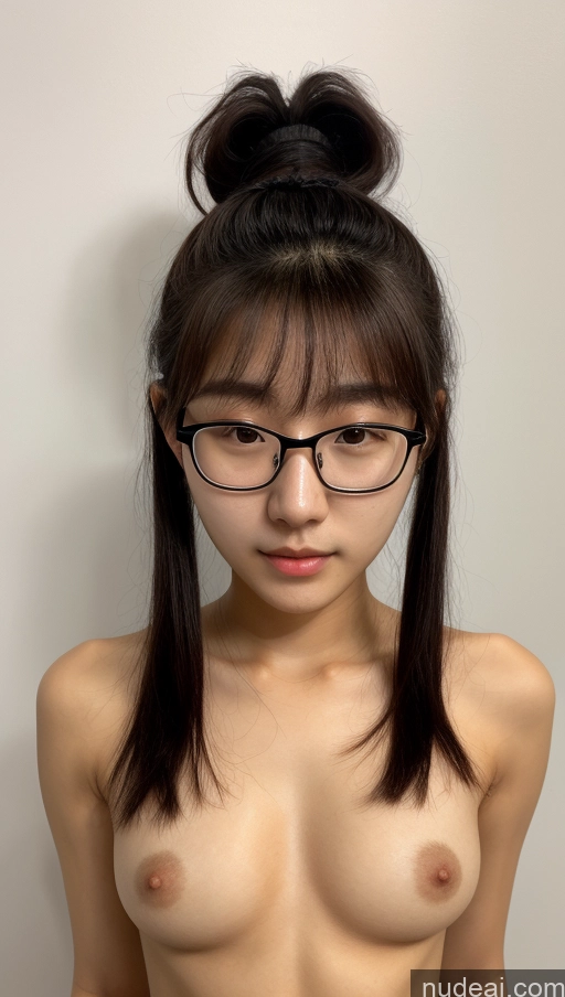 related ai porn images free for One 18 Black Hair Korean Ponytail Glasses Short Nude Front View Small Tits Pubic Hair