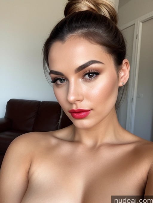 related ai porn images free for Woman One Beautiful Lipstick 20s Pouting Lips Ponytail Close-up View Nude Detailed British