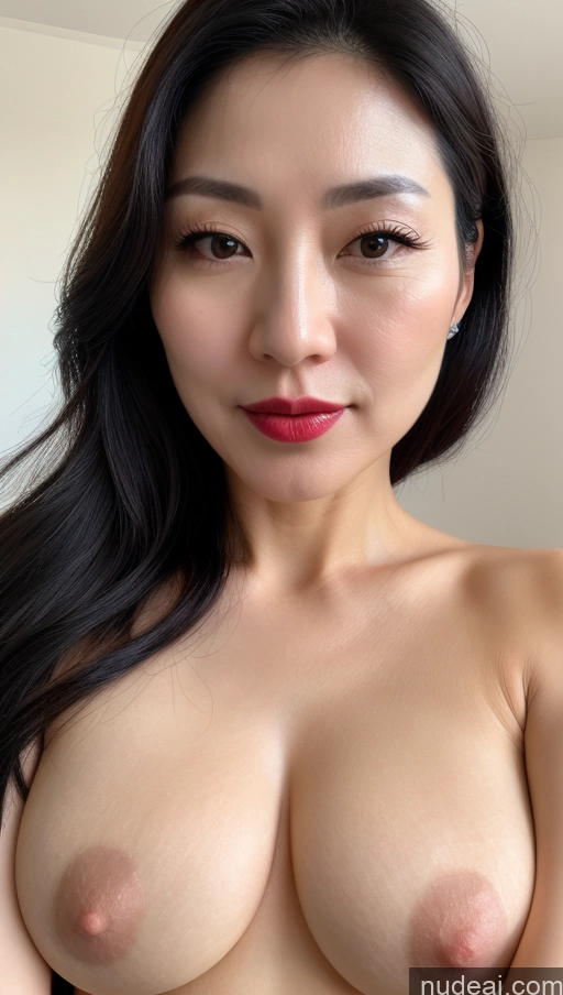 related ai porn images free for One Perfect Boobs Beautiful Lipstick Fairer Skin 40s Black Hair Korean Close-up View Woman Slicked