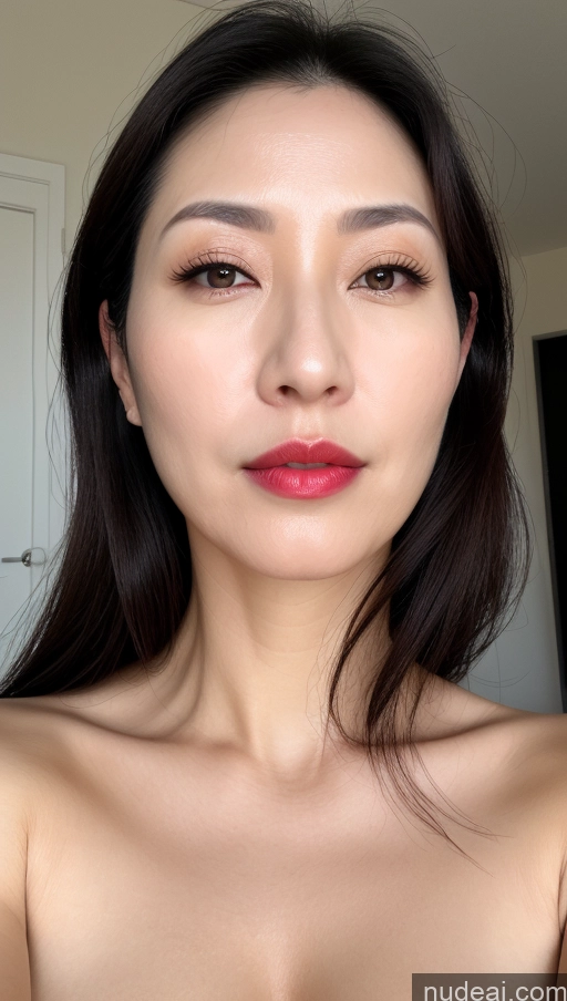related ai porn images free for One Perfect Boobs Beautiful Lipstick Fairer Skin 40s Black Hair Korean Close-up View Woman Slicked