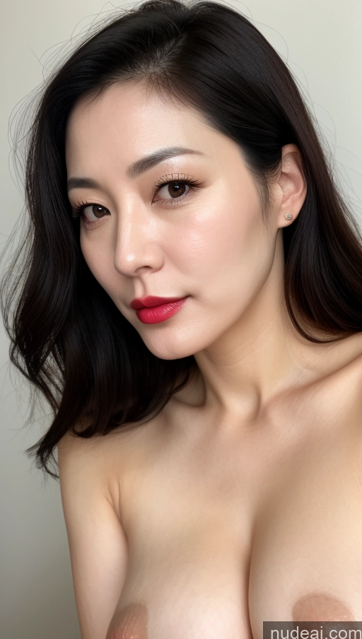 related ai porn images free for One Perfect Boobs Beautiful Lipstick Fairer Skin 40s Black Hair Korean Close-up View Woman