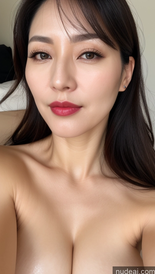 related ai porn images free for One Perfect Boobs Beautiful Lipstick Fairer Skin 40s Black Hair Korean Close-up View Woman