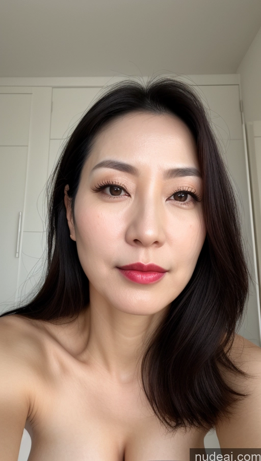 related ai porn images free for One Perfect Boobs Beautiful Lipstick Fairer Skin 40s Black Hair Korean Close-up View Woman