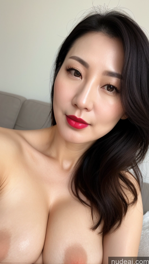 related ai porn images free for Woman One Perfect Boobs Beautiful Lipstick Fairer Skin 40s Black Hair Korean Close-up View