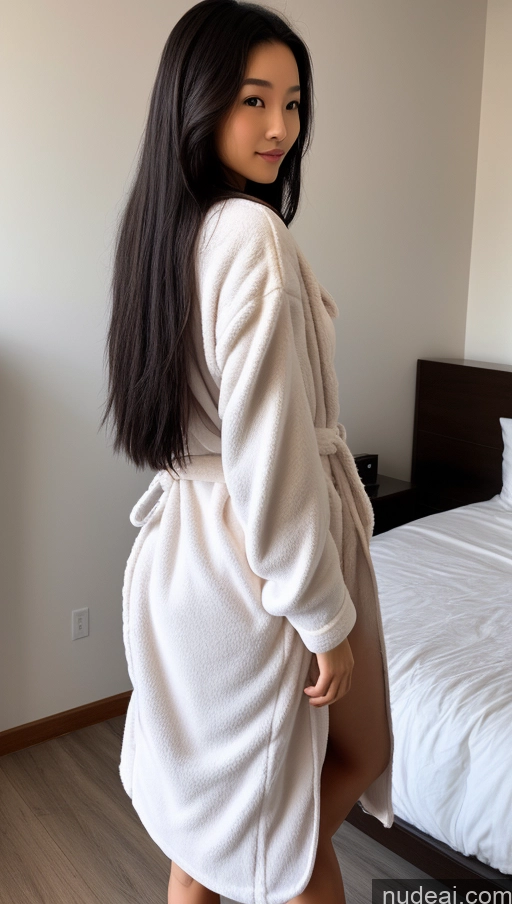 related ai porn images free for Woman One Beautiful Small Ass Small Tits 18 Black Hair Long Hair Chinese 90s Nude Bathrobe Bedroom