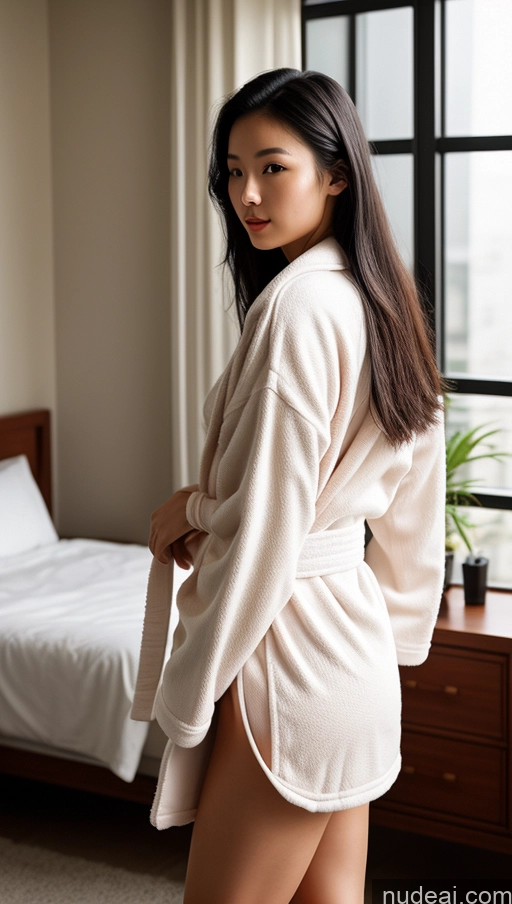 related ai porn images free for Woman One Beautiful Small Ass Small Tits 18 Black Hair Long Hair Chinese 90s Nude Bathrobe Bedroom