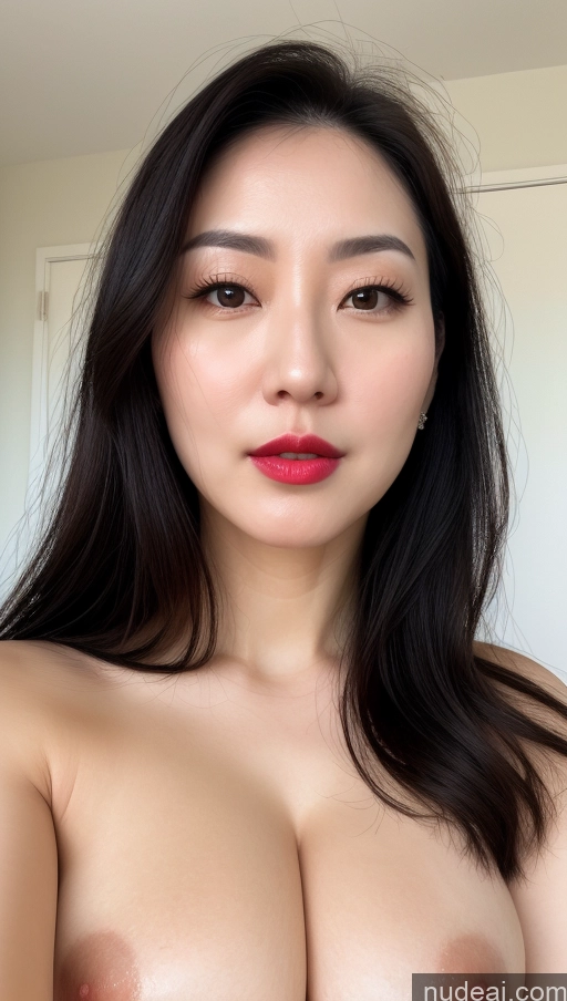 related ai porn images free for Woman One Perfect Boobs Beautiful Lipstick Fairer Skin Black Hair Korean Close-up View 30s Thick Slicked