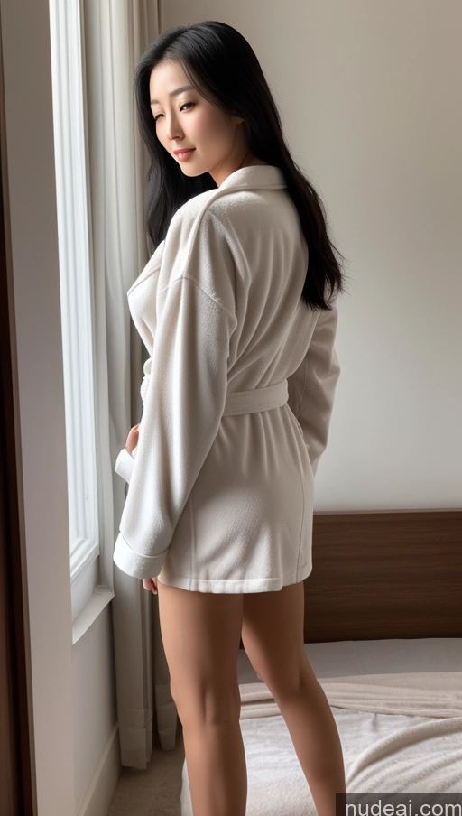 related ai porn images free for Woman One Beautiful Small Ass Small Tits 18 Black Hair Long Hair Chinese 90s Nude Bathrobe Bedroom