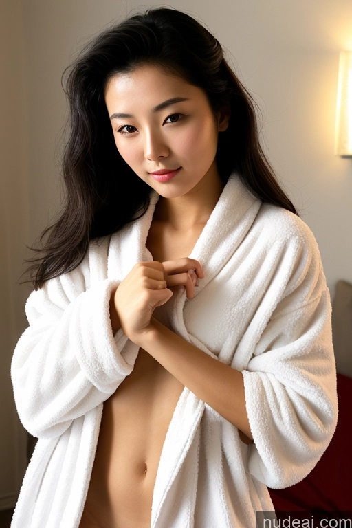 related ai porn images free for Woman One Beautiful Small Ass Small Tits 18 Black Hair Long Hair Chinese 90s Nude Bathrobe Bedroom