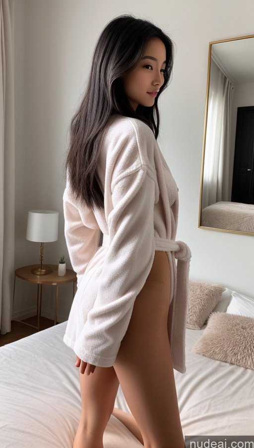 related ai porn images free for Woman One Beautiful Small Ass Small Tits 18 Black Hair Long Hair Chinese 90s Nude Bathrobe Bedroom