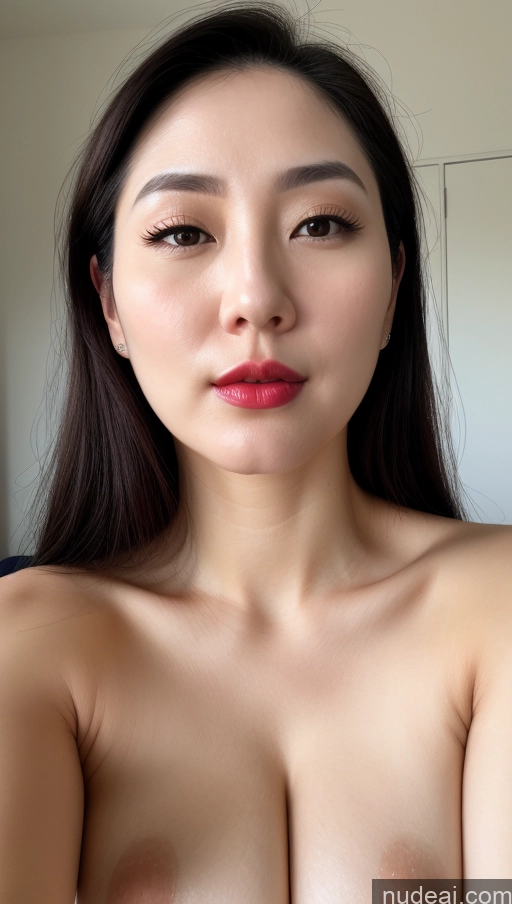 related ai porn images free for Woman One Perfect Boobs Beautiful Lipstick Fairer Skin Black Hair Korean Close-up View 30s Thick Slicked