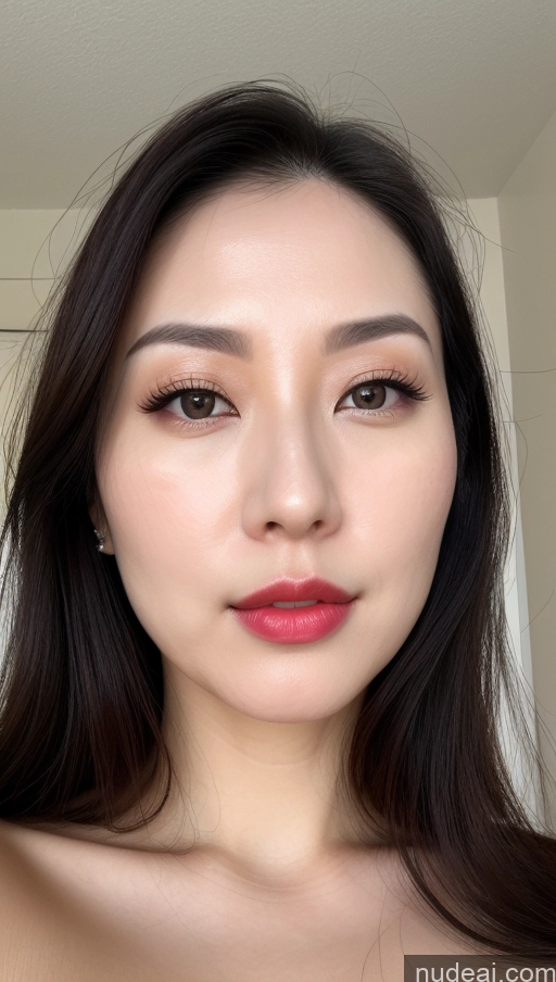 related ai porn images free for Woman One Perfect Boobs Beautiful Lipstick Fairer Skin 30s Black Hair Slicked Korean Close-up View